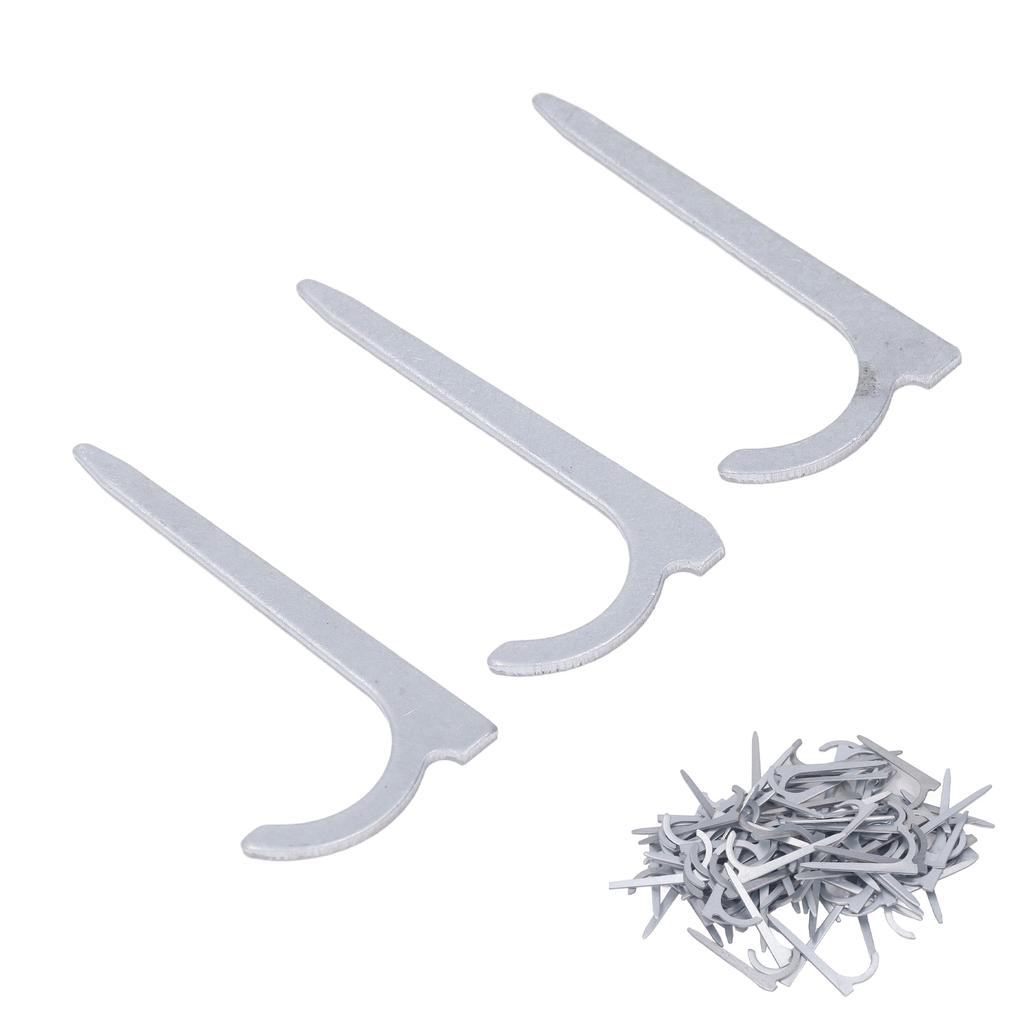 100 Pcs Pipe Hook Nail Carbon Steel High Strength Water Pipes Wires Fixing Nail Wall Fastener