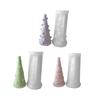 Christmas Tree Scented Silicone Candle Mold DIY Decoration for Christmas Wedding 3D Handmade-Soap Mold Gypsum Ornament
