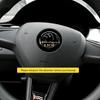 Pro Skoda 46MM Samolepka s emblémem na volant auta Rapid Octavia Fabia Laura Superb VRS Yeti Kodiaq Karoq KAMIQ Scala Citigo