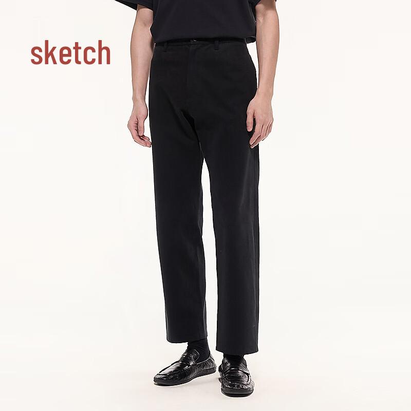 Men s 2026 Spring Casual Straight-Leg Trousers L
