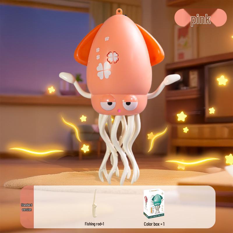 Rechargeable Magic Dancing Octopus Toy with Obstacle Avoidance and Induction for Kids