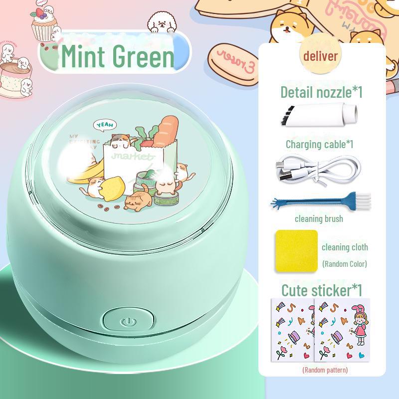 Deli Desktop Vacuum Cleaner for Eraser and Pencil Shavings, Keyboard Dust, and Student Desk Cleaning