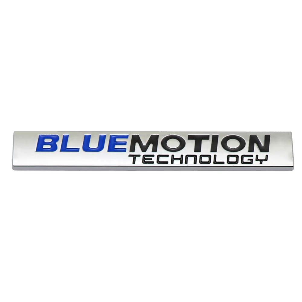 AABIO1 Metal BLUEMOTION Car Fender Side Badge Rear Trunk Emblem Sticker for Volkswagen VW Tiguan Polo Bora Golf Passat Jetta Touareg