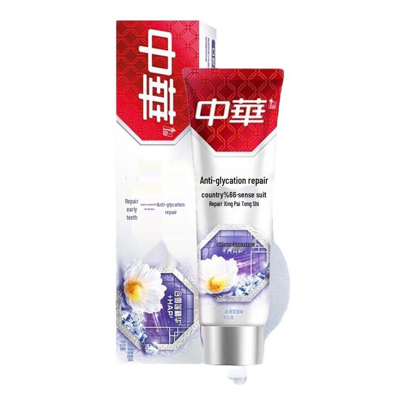 Zhonghua Anti-Sugar Enamel Repair Toothpaste, Ice Lotus, 6-Pack