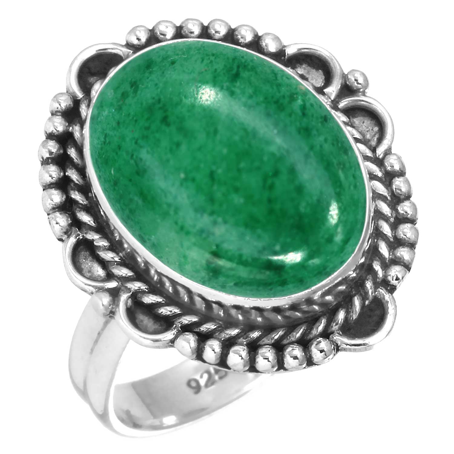 

Кольцо из стерлингового серебра 925 пробы Женское Драгоценный камень Ручная работа Ювелирное изделие Свадебный подарок Яшма Кровь Дракона Гранат в известняке Киви Кварц Винтаж 7.5