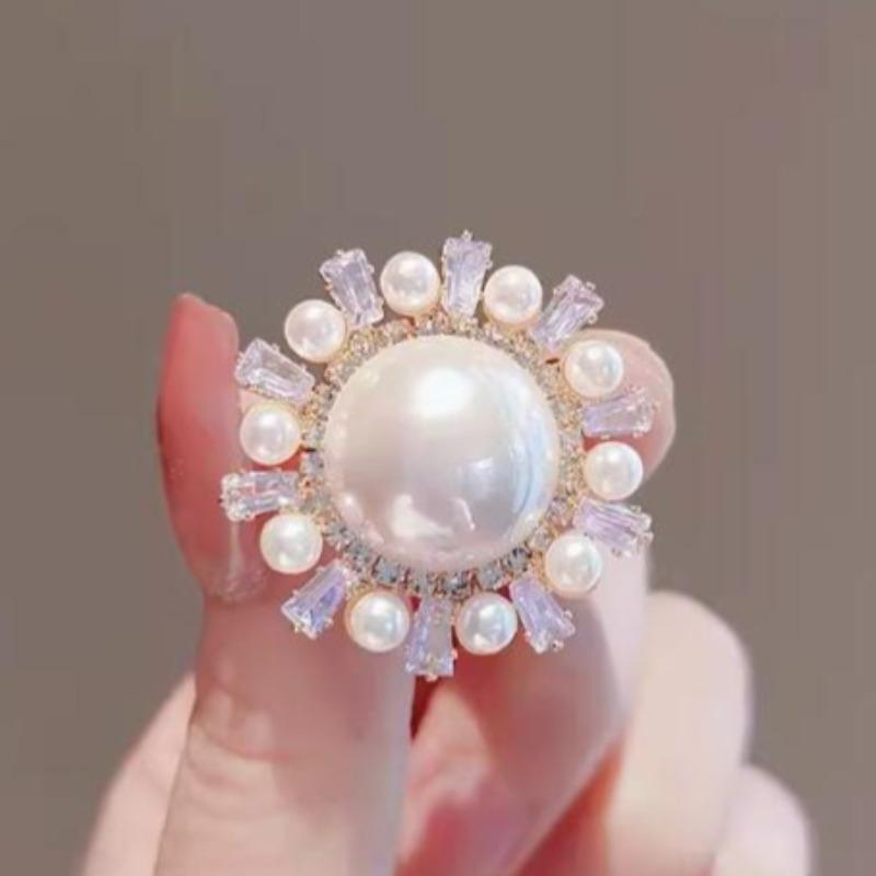 1 Stück Modische Brosche für Damen Exquisite Strass Geometrische Broschen Anstecknadeln Schmuck Zubehör Party Geschenke