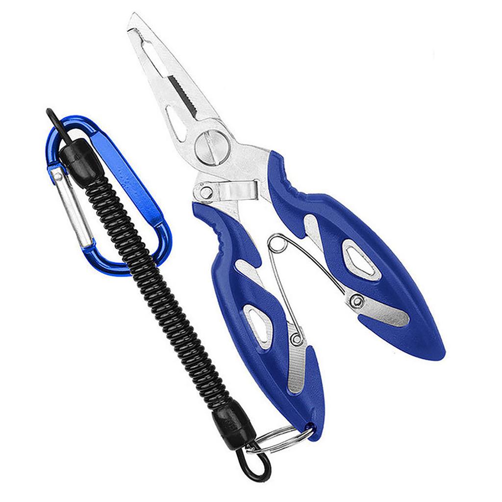 Lure Fishing Pliers Braid Line Cutter Hook Remover Multifunction Fishing Scissors With Miss Rope