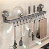 MDNG Wall-Mounted Suction Cup Hook Rack Set