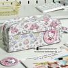 Japanese Style Handbag-Inspired Folding Pencil Case, Large Capacity, Girlish Design