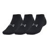 Under Armour Essential Unisex Lightweight Casual Ankle Socks - 3 Pair Pack