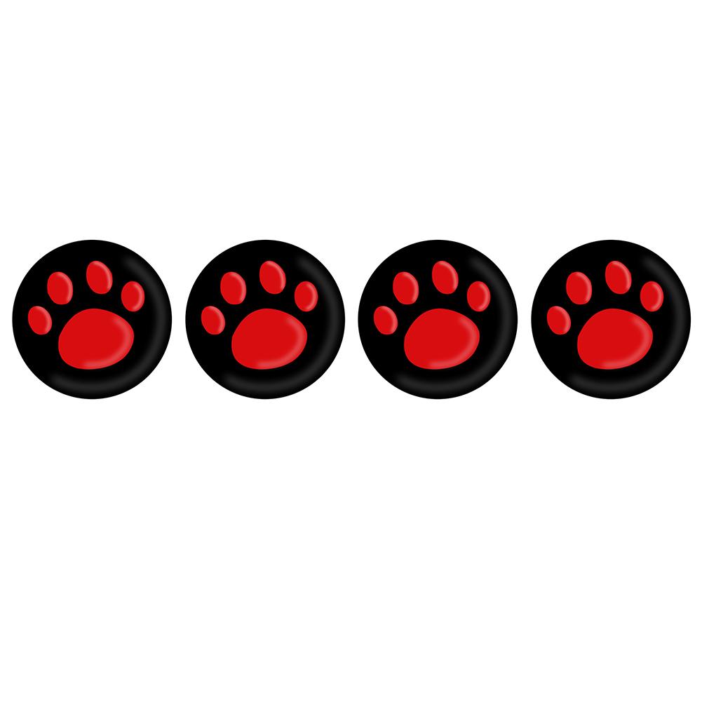 Cat Paw Thumb Grip Covers Caps for PS5 PS4 PS3 Xbox One 360 Controller 4 Pack