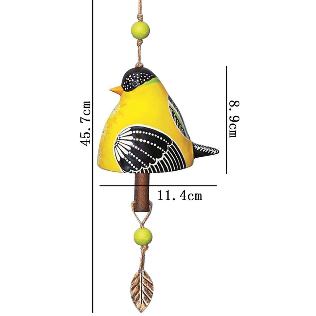 Ceramic wind chimes auspicious hanging decoration Chinese wind chimes creative home birthday gift