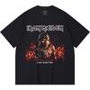 Tricou Heavy Metal 230 Gsm 100% Bumbac Imprimeu Trupă Rock Muzică Populară Tricou Unisex din Bumbac Gros