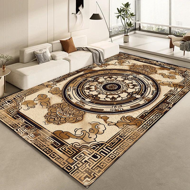 

Vintage Persia Large Carpets for Living Room Home Decoration Rug Luxury Bedroom Lounge Rugs Non-slip Washable Coffee Tables Mat 60x90cm
