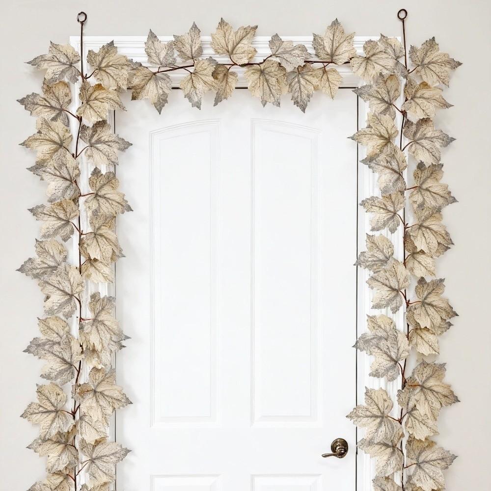Hanging Vine Fake Plants Leaf Vines DIY Craft Autumn Decor Vine Garland Halloween Festivals