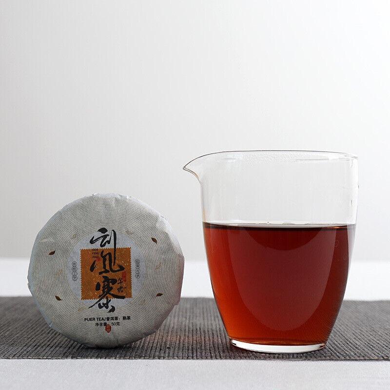 Yunnan Pu'er Menghai Reifer Tee 50g Kleine Kuchen Schaber Reifer Teekuchen