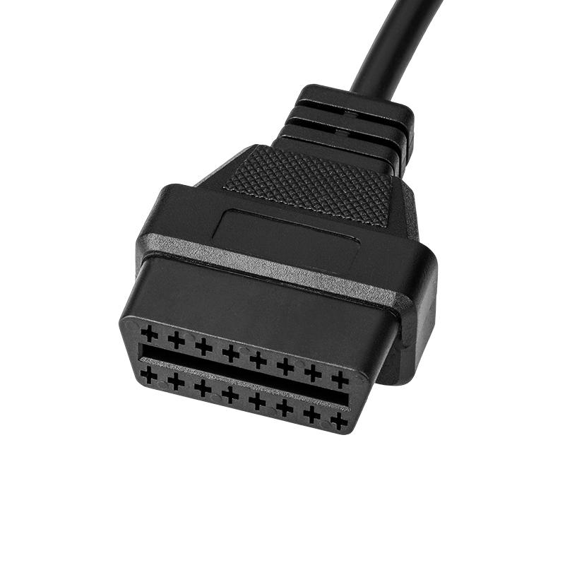 14kolíkový OBD1 až 16kolíkový konektor OBD2 Adaptér Konvertorový kabel Diagnostický nástroj pro automobilové příslušenství Nissan