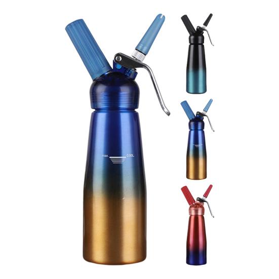 1 Set Sahnespender Lebensmittelqualität Große Kapazität Metall Professionell Schlagsahne