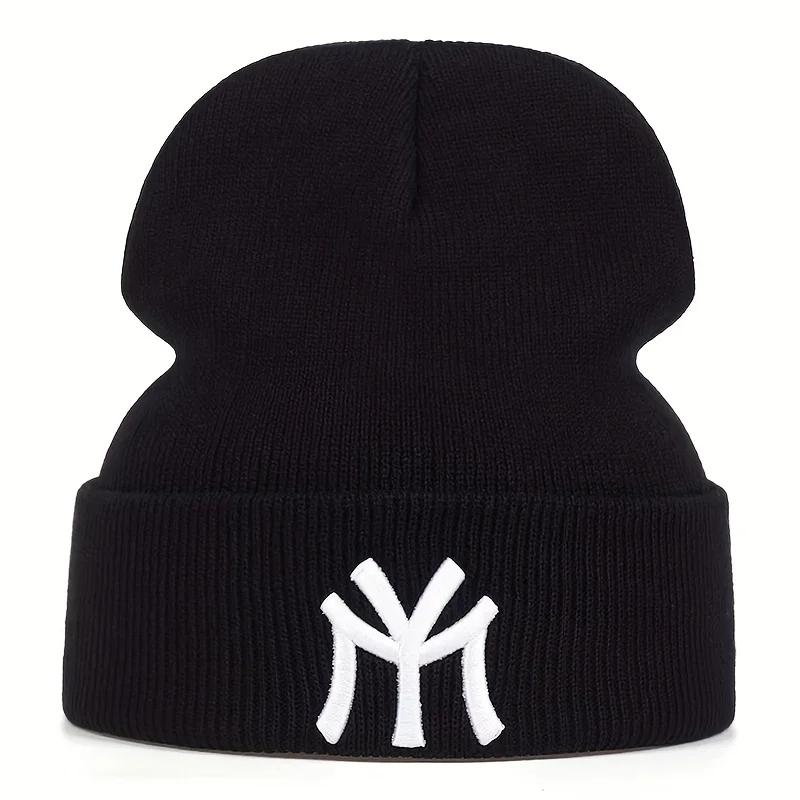 Winter Hats Unisex Beanies Knitted Caps For Men Autumn Cycling Bonnet Outdoor Ski Warm Cap Male Female Fashion New York Cold Hat