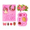 Flowers Silicone Moulds Cake Molds DIY Nut Pinecone Baking Molds Epoxy Resin Molds Fondant Molds Chocolate Molds