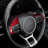 For Kia K5 -2025 Red Inner Steering Wheel Frame Button Cover Trim Decorative