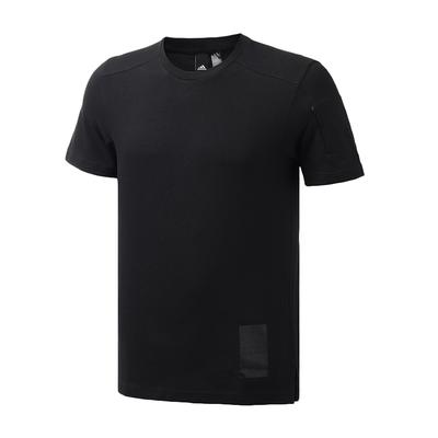 Einfarbig Vielseitig Lässig Sport Kurzarm T-Shirt Herren Oberteile Schwarz EH3731