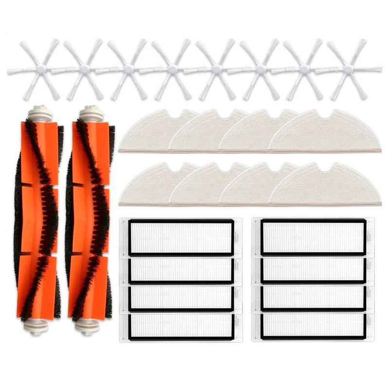A20F-For XIAOWA E352 Robot Cleaner Replacement Parts Main Brush Side Brush Hepa Filter Mop Cloth Spare Parts Accessories