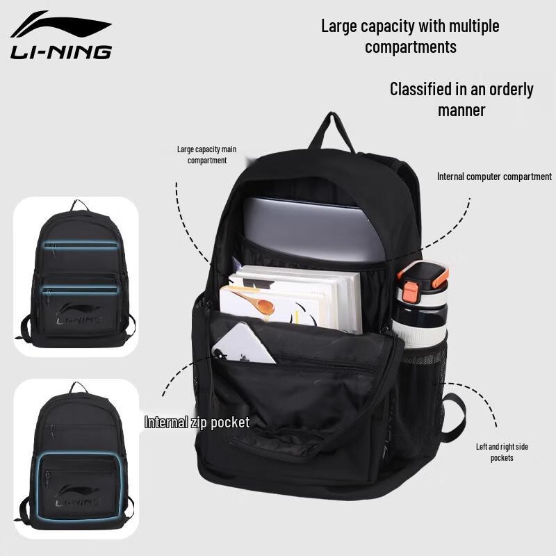 Li-Ning Unisex Large Capacity Backpack