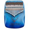 Hostaro Kalimba Thumb Piano, 17 Keys, Solid Instrument, Popular, with Protective Case, Beginner-Friendly, Japanese Manual (Gradient Blue)