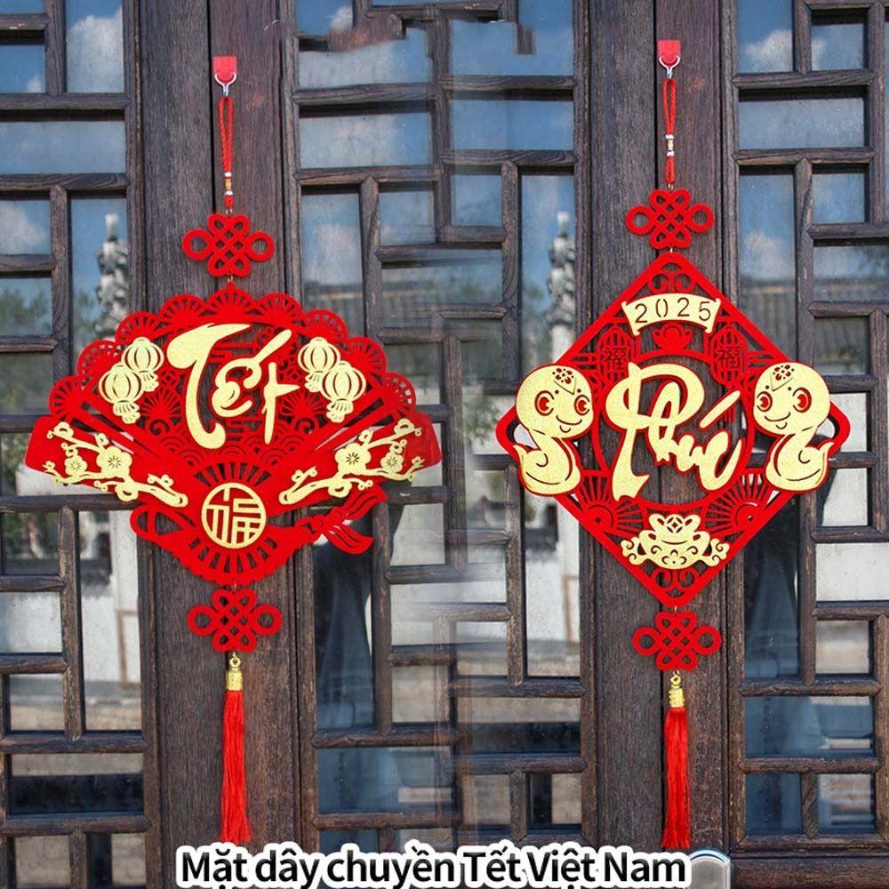 Blessing 2025 Snake Year Ornament Traditional Vietnam Lucky Ornament Celebration