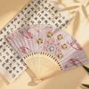 Portable Pearl Folding Fan Butterfly Handmade Fan Vintage Decorative Fan  Home Ornament