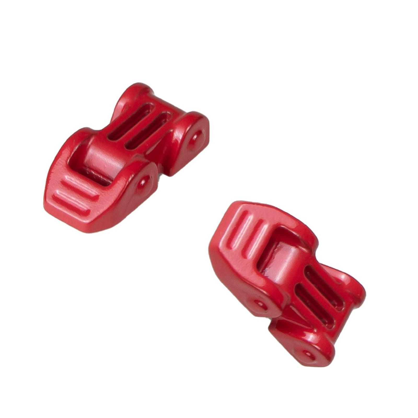 

Pack of 2 Metal Hinges for RC Car Hood Upgrade Easy Installation Lightweight Decorative Accessory червоний