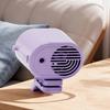 Mini Clip-on Fan with Night Light LCD Display Stepless Speed Personal Desk Fan USB Rechargeable Portable Outdoor Travel Cooling