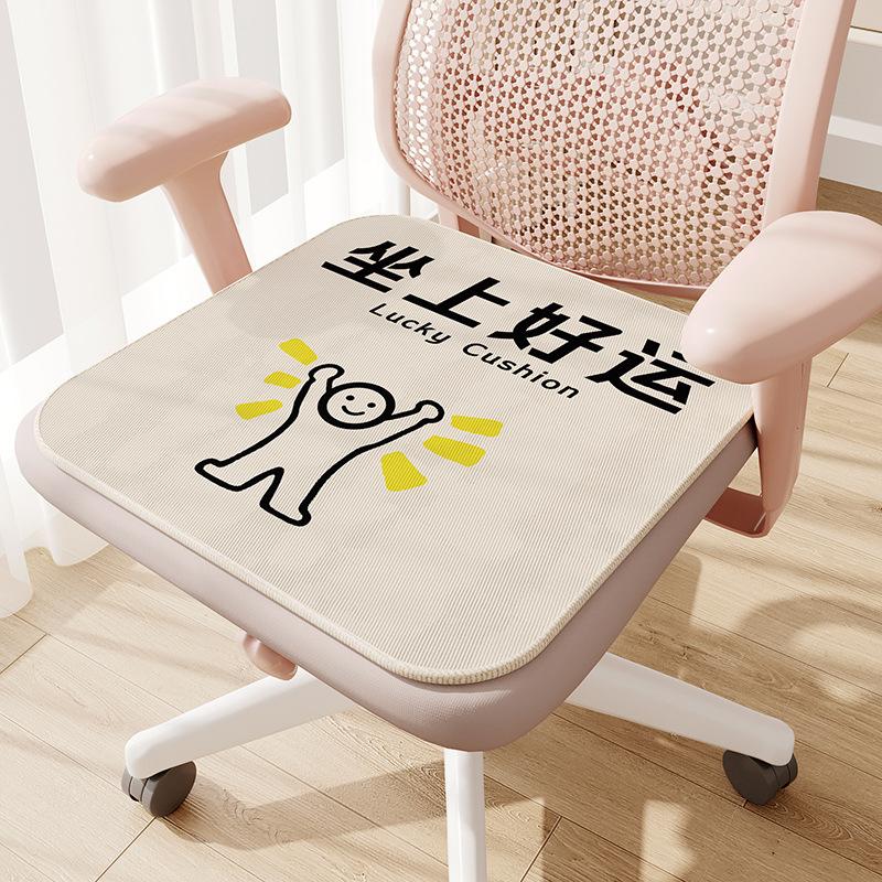 Cartoon Cute Four Season Cushion, Cooling Pad, Home Office Seat Cushion, Easy To Wash and Clean