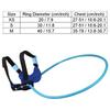 Blind Dog Safe Pet Ring Behavior Aid Dogs Protect Angel Wing Blue (XS)