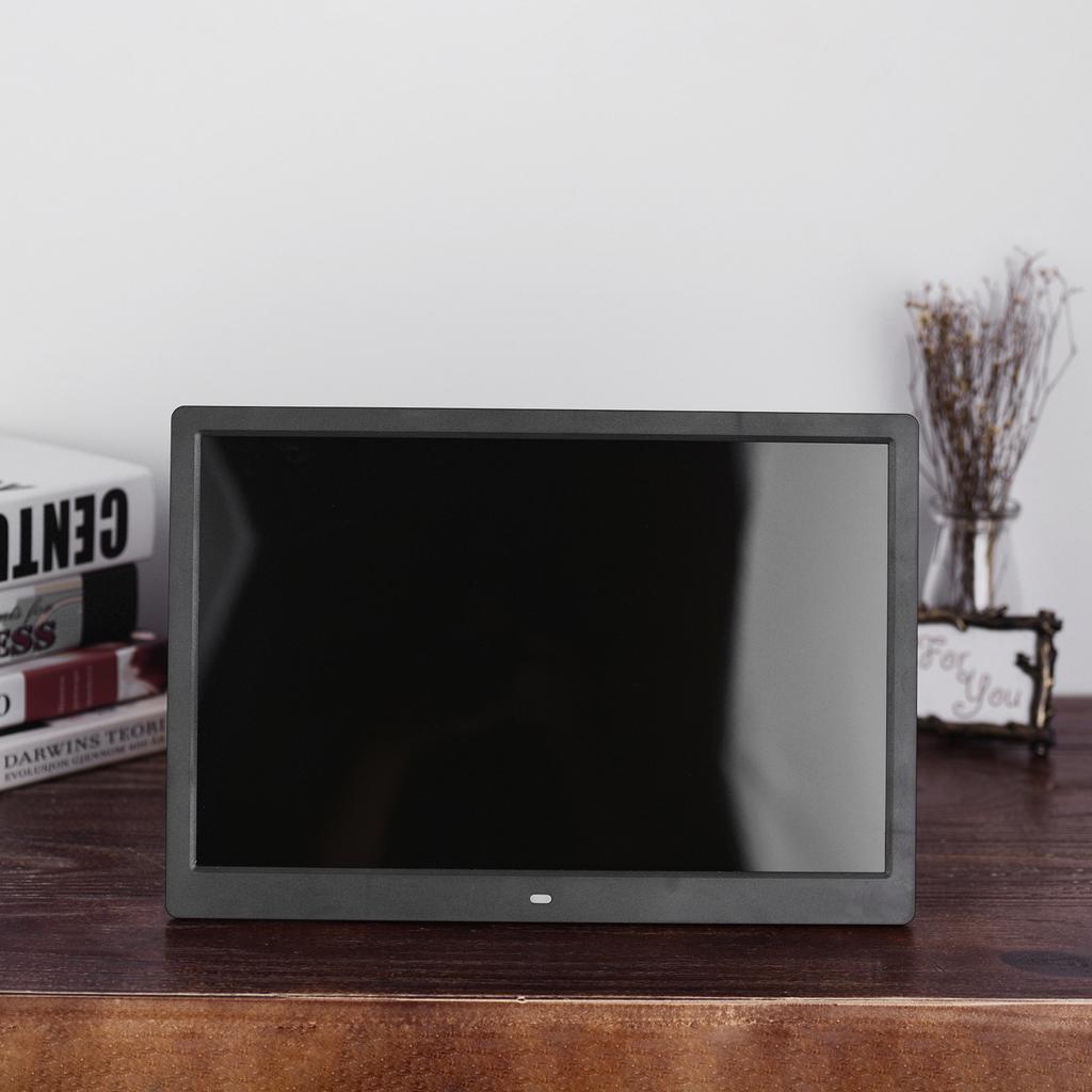 15.4 Inch 1280 * 800 Resolution LED Digital Picture Photo Frame Photo Album 1080P HD Video Playing with Remote Control Music Movie Clock Calendar E- 