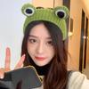 Cartoon Animal Wash Face Headband Knitted for Frog Headbands Lovely Party Hair P