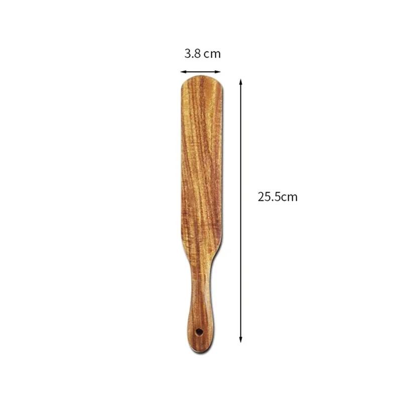 

1PC Wooden Rice Spoon Spatula Steak Fry Sauce Non-Stick Cooking Tools Spatula Accessoires De Cuisine Kitchen Utensils
