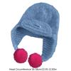 Warm Knitted Cap Polyester Earmuffs Hat High Quality Pullover Hat  Running Hiking