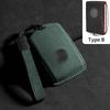 In-stock  Full-cover Suede Car Key Fob Case, Suitable for Volvo S60, S90, XC40, XC60, XC90 High Quality Keychain Accessory