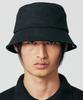 SSY [Carabiner Included] Cotton Eyelet Loop Bucket Hat Black