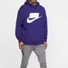 SPORTSWEAR TECH PACK Sweatshirts Men's Purple Hooded Moderate Regular BV4541-547