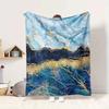 Marble Texture Flannel Blanket Throw Blanket Soft Warm Sofa Bed Camping Car home Decor Unique Christmas Gift C9302033