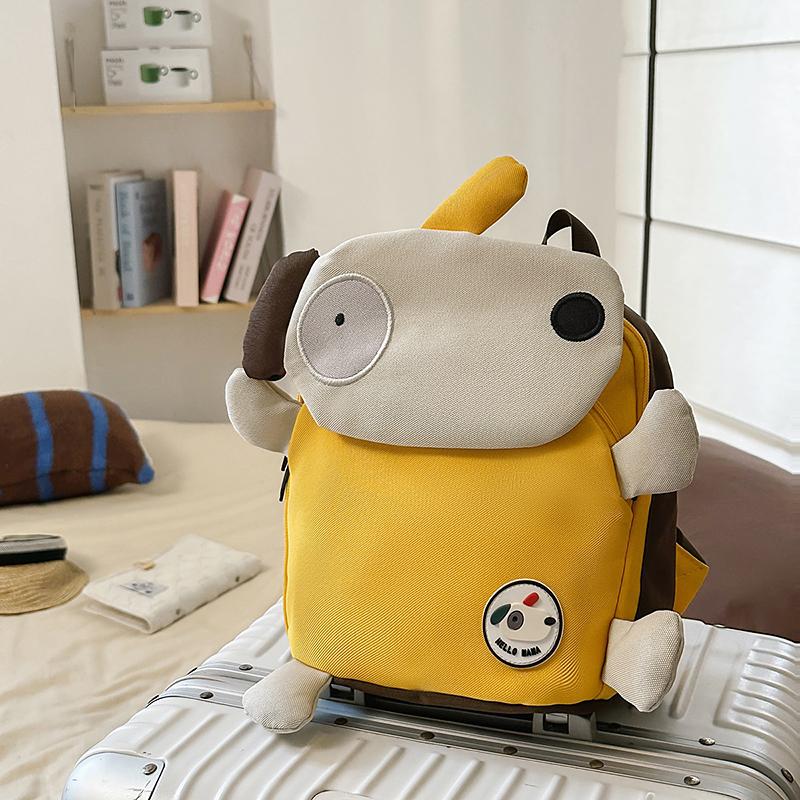 Kindergarten Schoolbag 1-3-5 Years Old Boys And Girls Anti-lost Children Small Backpack Color Contrast Backpack