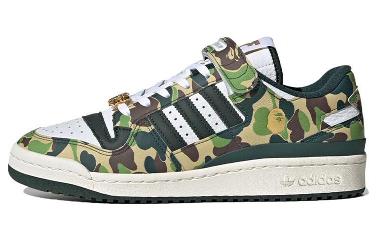 Форум Bape x Форум Adidas Originals Low 84 30-летие - Зеленый ID4771 36