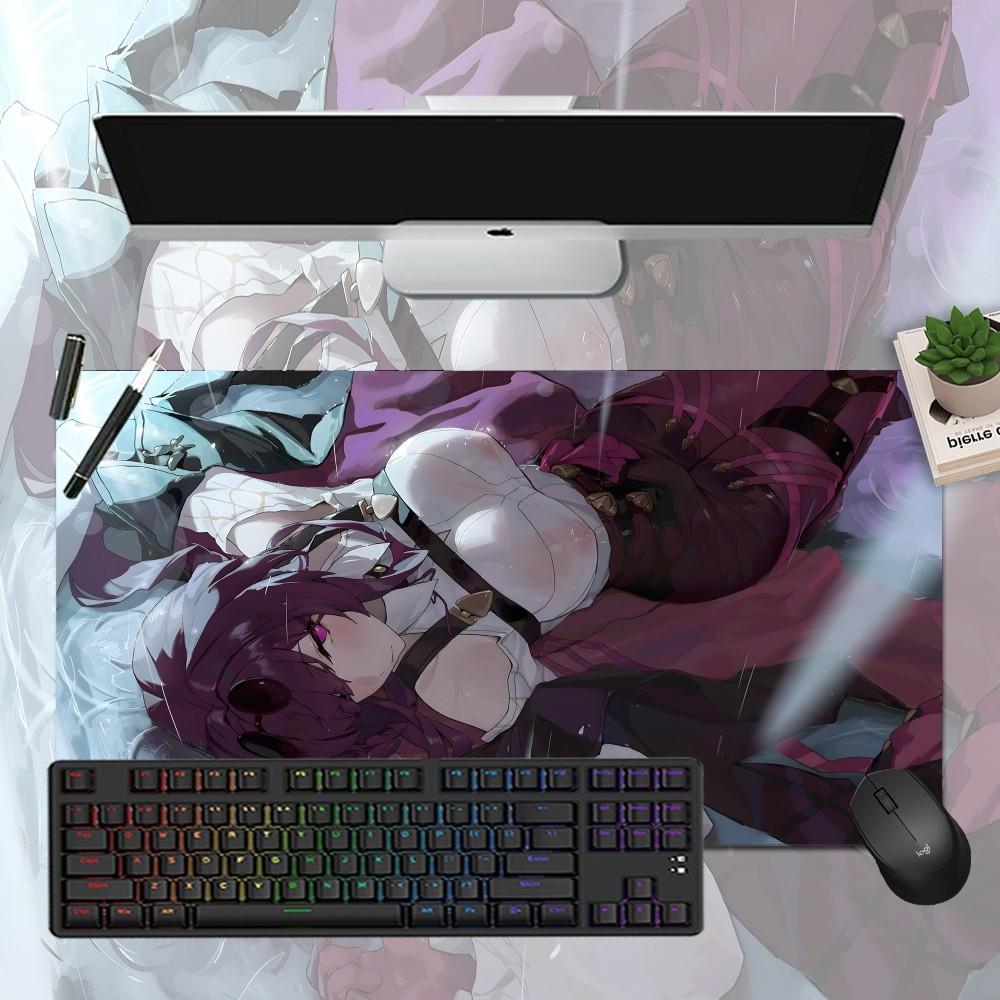 Kafka Honkai Star Rail Mousepad Boy Pad Natural Rubber Gaming Mousepad Desk Mat Size For Gameing World Of Tanks CS GO Zelda