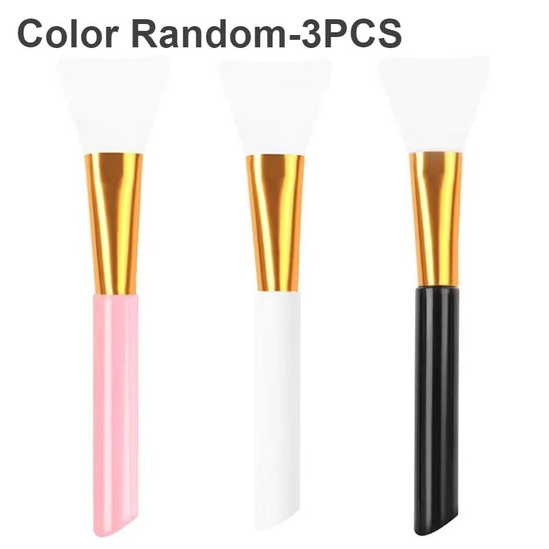 Silicone Facial Mask Brush Face Skin Care Tool Soft-headed DIY Mud Film Adjusting Brush Inclined Tail Apply Face Beauty Tools
