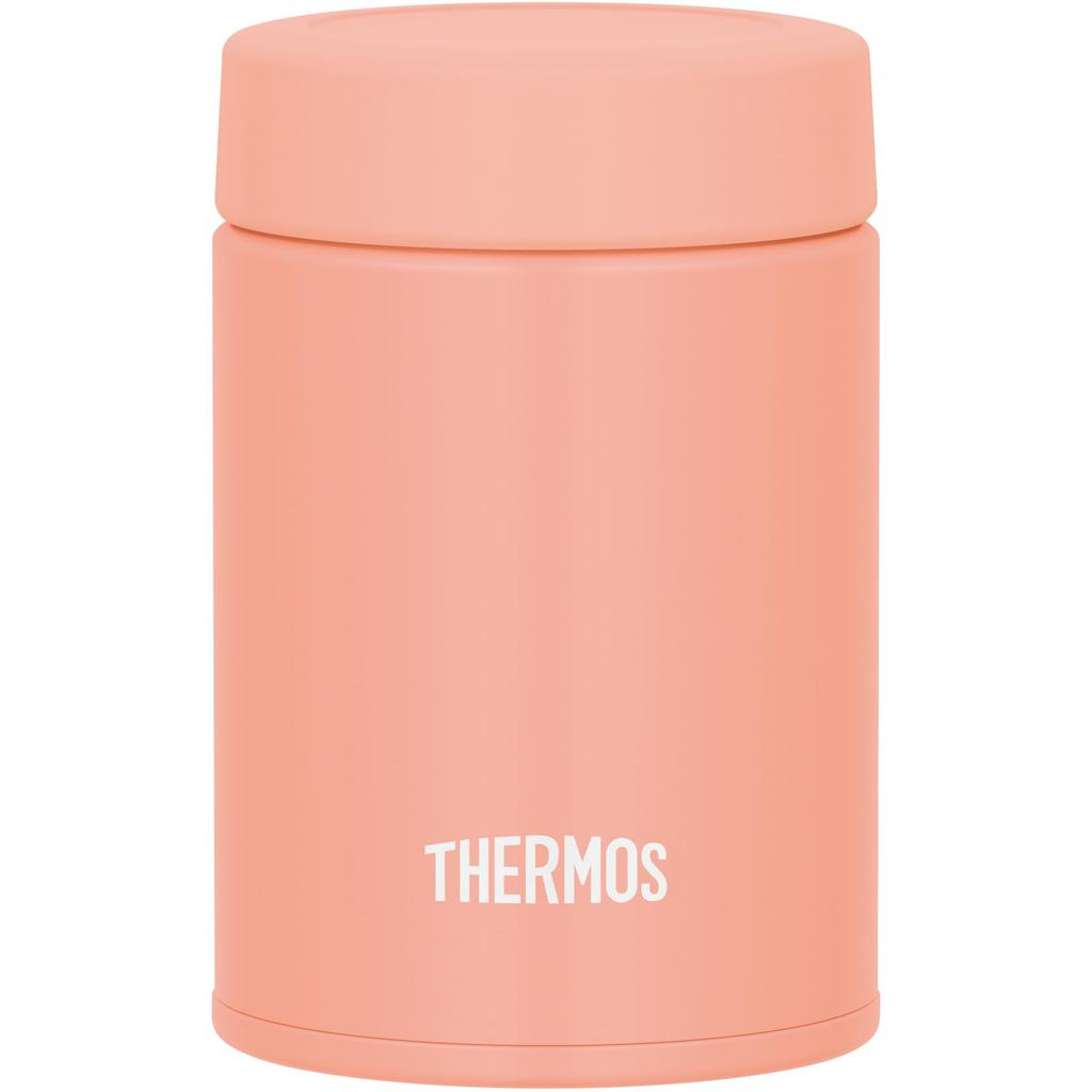 Thermos Vacuum Insulated Soup Coral Dishwasher Keeps Soup Hot or with a Simple Lid Design Jar, 200ml, Pink, Safe, Cold, (JEG-200 CP)