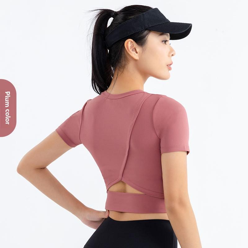 

Женская осенне-зимняя быстросохнущая футболка для фитнеса и йоги XXXL