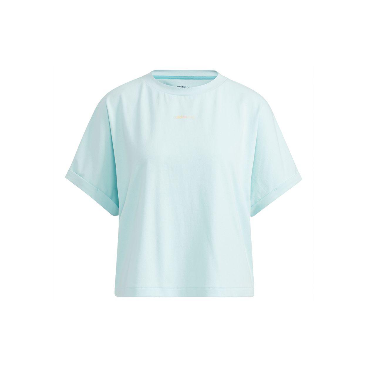 

Adidas Нео повседневный буквенный принт спортивная футболка женские топы H16279 XL